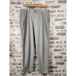 Lululemon ABC Trouser Pants Slim Fit Mens 34x28.5 Gray Golf Warpstreme LM5AQYS